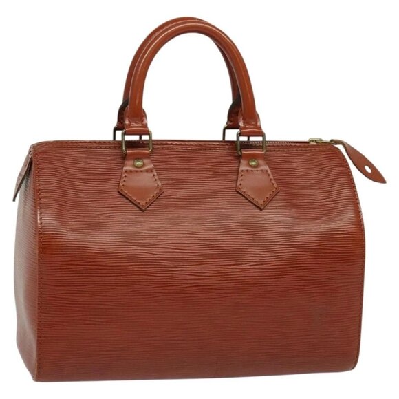 LOUIS VUITTON Epi Speedy 25 Hand Bag Brown M43013 LV Auth 138620 - Picture 1 of 16